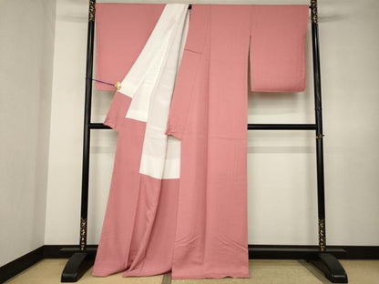 平和屋着物●江戸小紋　作家物　鮫小紋柄　証紙付き　正絹　逸品　AABJ6780ck