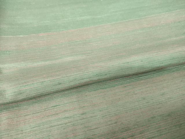 平和屋着物●紅花紬　米沢　霞文　正絹　逸品　AABJ6785ck