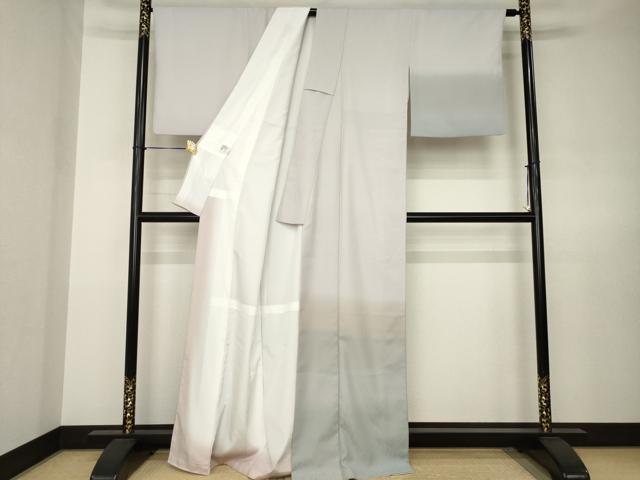 平和屋着物●訪問着　霞文　暈し染め　洗える着物　AABJ6793ck
