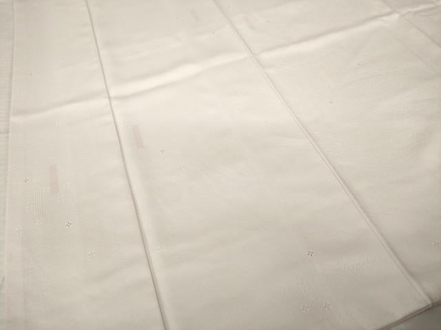 平和屋着物●小紋　短冊七宝文　洗える着物　AABJ6794ck