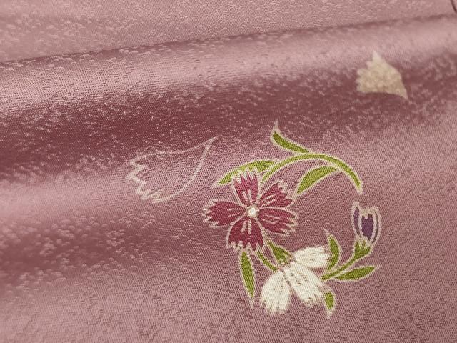 平和屋着物●上質な小紋　花丸文　正絹　逸品　AABJ6795ck