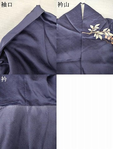 平和屋着物●訪問着　花鳥文　暈し染め　金彩　正絹　逸品　AABJ6796ck
