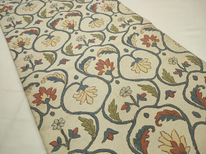 平和屋着物◎六通柄袋帯　草花文　正絹　逸品　AABJ6809pf