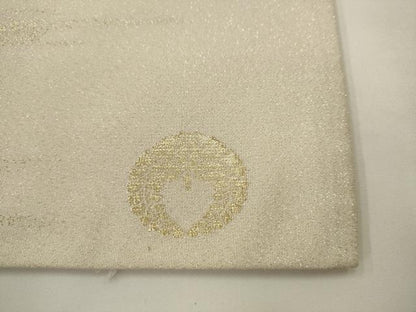 平和屋着物◎綴れ　太鼓柄袋帯　名匠家紋　金銀糸　正絹　逸品　AABJ6841pf