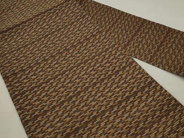 平和屋着物◎本場筑前博多織　九寸名古屋帯　変わり横段文　正絹　逸品　AABJ6874pf