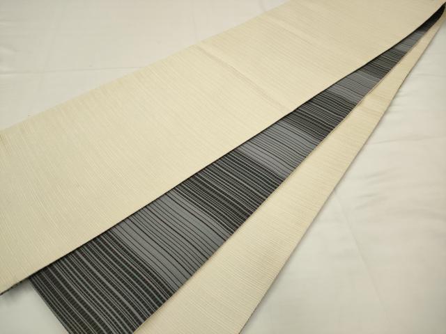 平和屋着物●日本画家　水嶋征夫　太鼓柄袋帯　手描き　兎　正絹　逸品　AABJ6889pf