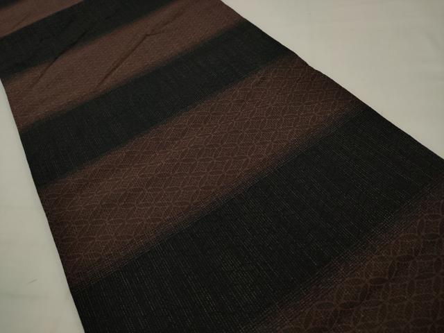 平和屋着物●両面六通柄袋帯　葡萄蔦の葉文　金糸　正絹　逸品　AABJ6902pf