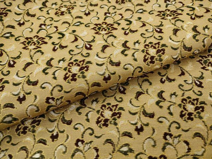平和屋着物●つけ帯　更紗花文　金糸　正絹　逸品　AABJ6913pf