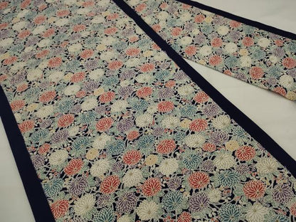 平和屋着物●全通柄九寸名古屋帯　菊尽くし　金彩　正絹　逸品　AABJ6937pf