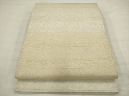 平和屋着物●桝屋高尾　(ねん金綴錦)　全通柄袋帯　段霞文　正絹　逸品　AABJ6952pf