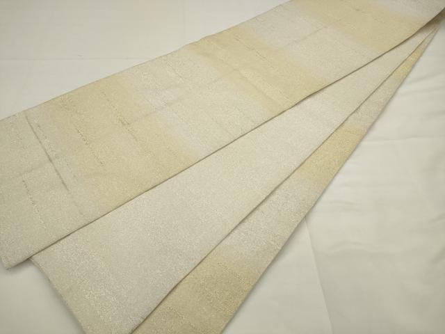 平和屋着物●桝屋高尾　(ねん金綴錦)　全通柄袋帯　段霞文　正絹　逸品　AABJ6952pf