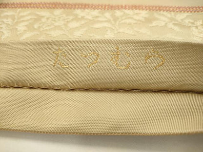 平和屋着物●龍村美術織物　たつむら　六通柄　本袋帯　平泉仙鶴錦　金糸　正絹　逸品　AABJ6956pf