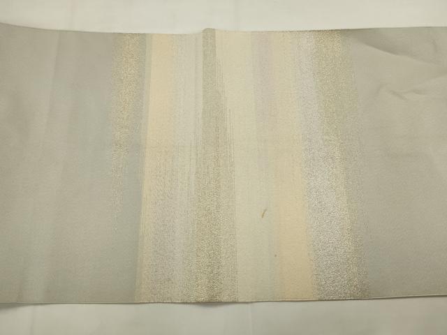 平和屋着物●爪掻き本綴れ　八寸名古屋帯　霞文　金銀糸　正絹　逸品　AABJ6988pf