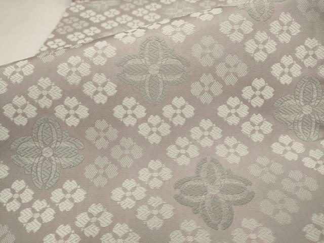 平和屋着物●六通柄袋帯　唐織　織尽　寿光織　花菱文　正絹　逸品　AABJ7005pf
