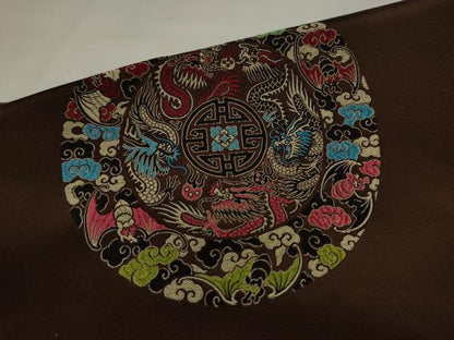 平和屋着物●アンティーク　大正ロマン　つけ帯　龍　正絹　逸品　AABJ7015pf