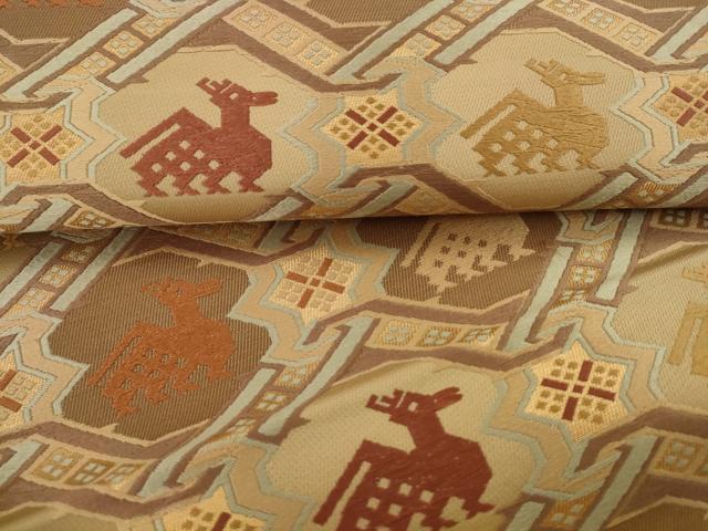 平和屋着物●全通柄袋帯　唐織　有栖川文様　正絹　逸品　AABJ7020pf