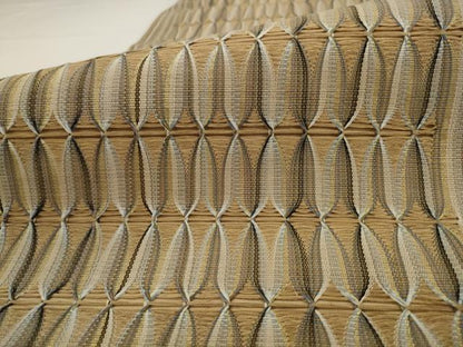 平和屋着物●六通柄袋帯　捩り織　間道　金糸　正絹　逸品　AABJ7051pf