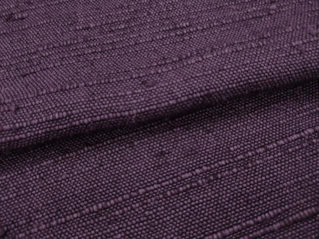 平和屋着物●八寸名古屋帯 信州紬 桑の実色 正絹 逸品 AABJ7056pf