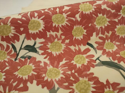 平和屋着物●日展染色作家　高久空木　ろうけつ染　塩瀬　九寸開き名古屋帯　草花文　正絹　逸品　AABJ7058pf
