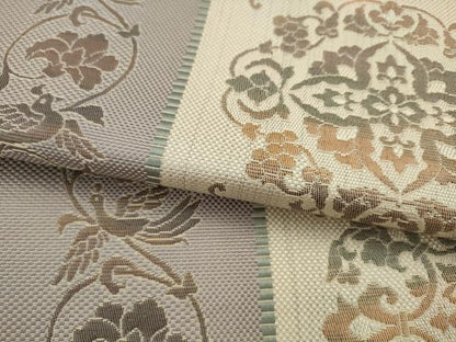 平和屋着物●本場筑前博多織　八寸名古屋帯　鳳凰花文　正絹　逸品　AABJ7062pf