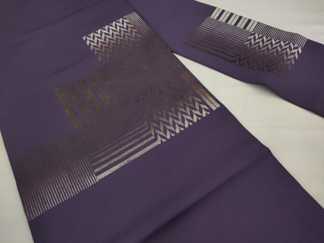 平和屋着物●九寸名古屋帯　幾何学文様　正絹　逸品　AABJ7064pf