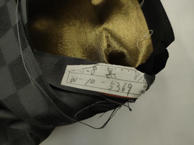 平和屋着物●六通柄袋帯　幾何学文様　金糸　正絹　逸品　AABJ7074pf