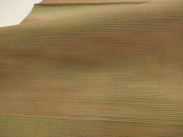 平和屋着物●全通柄袋帯　霞文　全色植物染色　正絹　逸品　AABJ7075pf