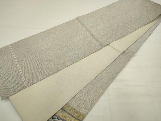 平和屋着物●銀座きしや　太鼓柄袋帯　立波文　正絹　逸品　AABJ7077pf