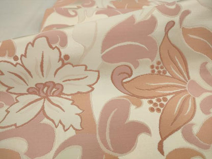 平和屋着物●六通柄袋帯　草花文　正絹　逸品　AABJ7092pf