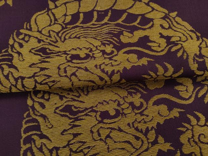 平和屋着物●六通柄　京本袋帯　龍　金糸　正絹　逸品　AABJ7100pf