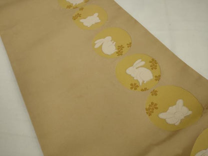 平和屋着物●六通柄京袋帯　兎　AABJ7119pf