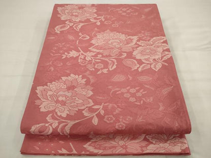 平和屋着物◎六通柄袋帯　更紗花文　正絹　逸品　AABJ7133pf