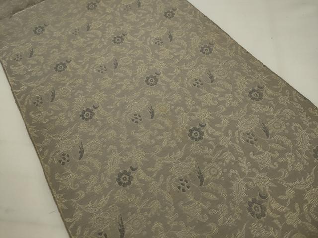 平和屋着物◎六通柄京袋帯　草花文　正絹　逸品　AABJ7143pf