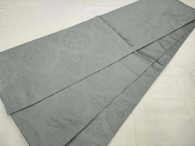 平和屋着物◎六通柄袋帯　双鳥花文　正絹　逸品　AABJ7153pf