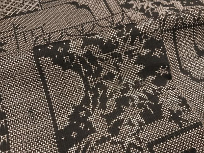 平和屋着物●本場大島紬　一元7マルキ　吉祥草木文　正絹　逸品　未使用　AABJ7163ph