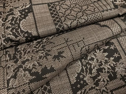 平和屋着物●本場大島紬　一元7マルキ　吉祥草木文　正絹　逸品　未使用　AABJ7163ph