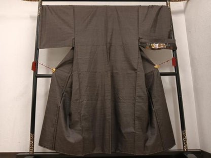 平和屋着物●男性　本場大島紬　絣文様　定山彦一作　証紙付き　正絹　逸品　未使用　AABJ7167ph