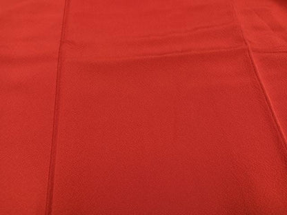 平和屋着物●豪華振袖　色無地　紅海老茶色　正絹　逸品　AABJ7169ph