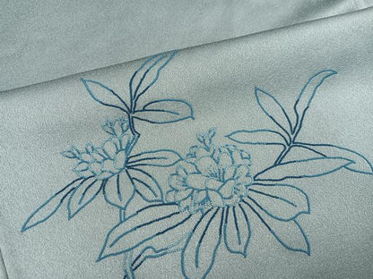 平和屋着物●中国三大刺繍　相良刺繍　訪問着　総刺繍　枝花文　正絹　逸品　AABJ7170ph