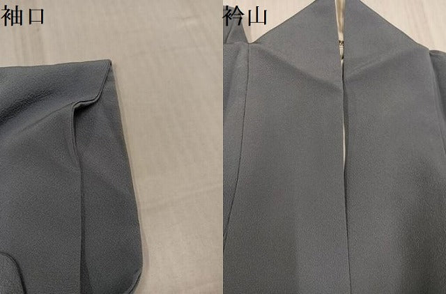 平和屋着物●上質な色無地　豆がら茶色　正絹　逸品　AABJ7182ph