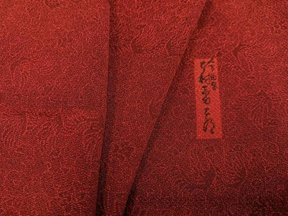 平和屋着物●重要無形文化財　人間国宝　中村勇二郎　江戸小紋　平等院鳳凰　正絹　逸品　AABJ7192ph