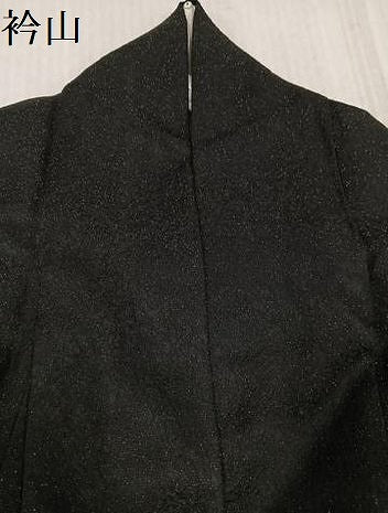平和屋着物●豪華振袖　夜桜　暈し染め　黒地　金銀糸　金通し地　正絹　逸品　AABJ7201ph