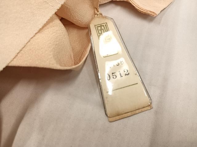 平和屋着物●訪問着　友禅　松寿　草花籬立波舟文　暈し染め　金彩　仮絵羽　正絹　逸品　未使用　AABJ7223ph