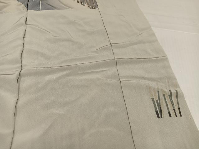 平和屋着物●訪問着　作家物　平田喜州　風景文　暈し染め　丹後ちりめん　仮絵羽　正絹　逸品　未使用　AABJ7224ph