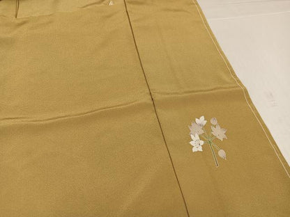 平和屋着物●訪問着　友禅　作家物　四季のしらべ　京舞夢　草花文　ぼかし染め丹後ちりめん　仮絵羽　正絹　逸品　未使用　AABJ7225ph