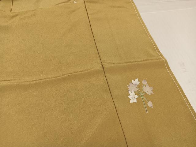 平和屋着物●訪問着　友禅　作家物　四季のしらべ　京舞夢　草花文　ぼかし染め丹後ちりめん　仮絵羽　正絹　逸品　未使用　AABJ7225ph