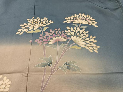 平和屋着物●訪問着　桂三郎好み　色舞袖　枝花文　暈し染め　金彩　仮絵羽　正絹　逸品　未使用　AABJ7247ph