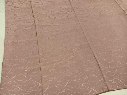 平和屋着物●上質な色無地　芝地紋　ときがら茶色　正絹　逸品　未使用　AABJ7284ph