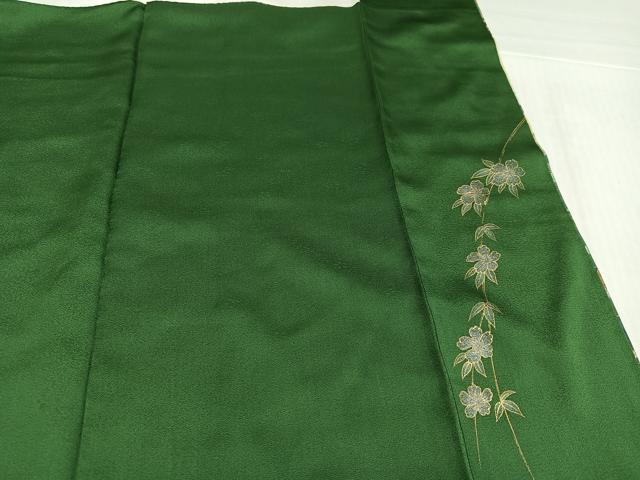 平和屋着物●訪問着　花鳥文　暈し染め　金銀彩　正絹　逸品　AABJ7286ph