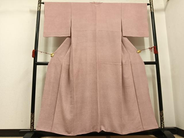 平和屋着物●伝統工芸士　橋本六郎　江戸小紋　大小あられ　正絹　逸品　AABJ7304ph